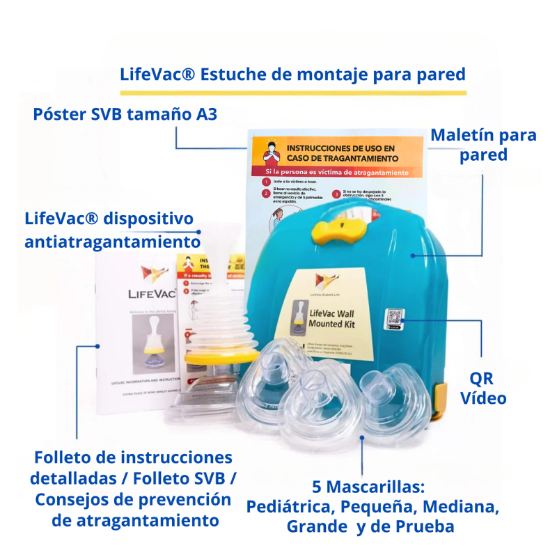 Dispositivo anti atragantamiento Maletín LifeVac